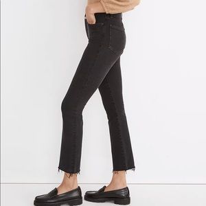 Madewell Cali Demi-Boot Cropped Jeans size 25.